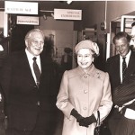 Queen Elizabeth II opening the Museum of Richmond with John Cloake