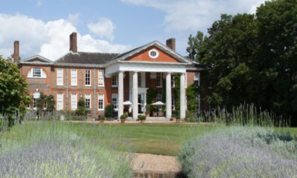 <Trumpeter's House on the site of Richmond Palace is where the Museum holds an annual Garden Party to raise funds by kind permission of Baroness van Dedem